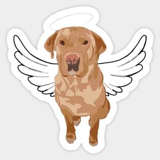 Angel Dog 2 Sticker